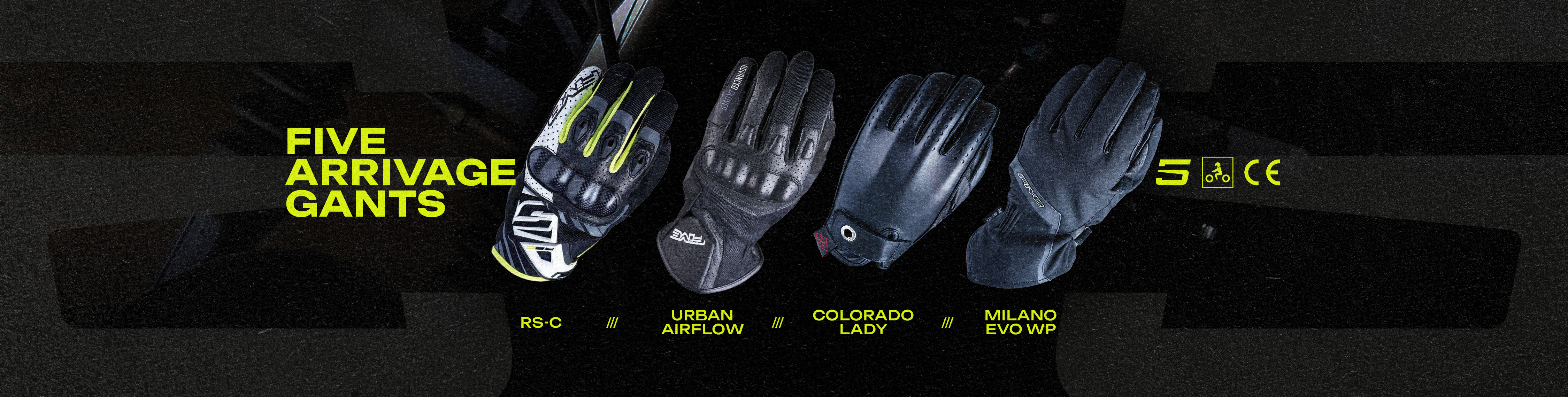 Nouveaux gants FIVE chez D\'Griff Moto