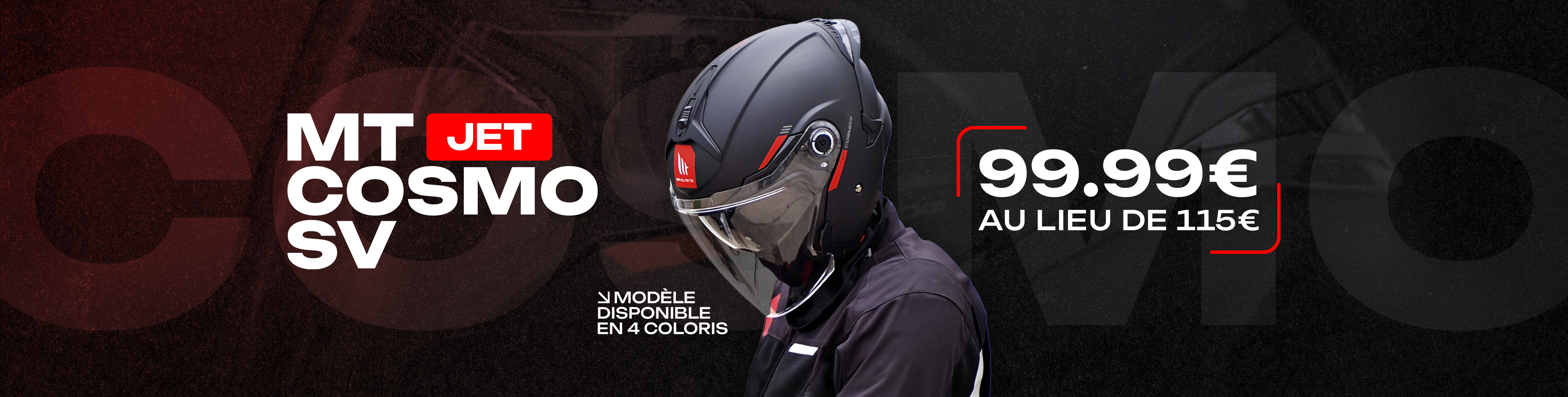 MT Helmets COSMO SV chez D\'Griff Moto