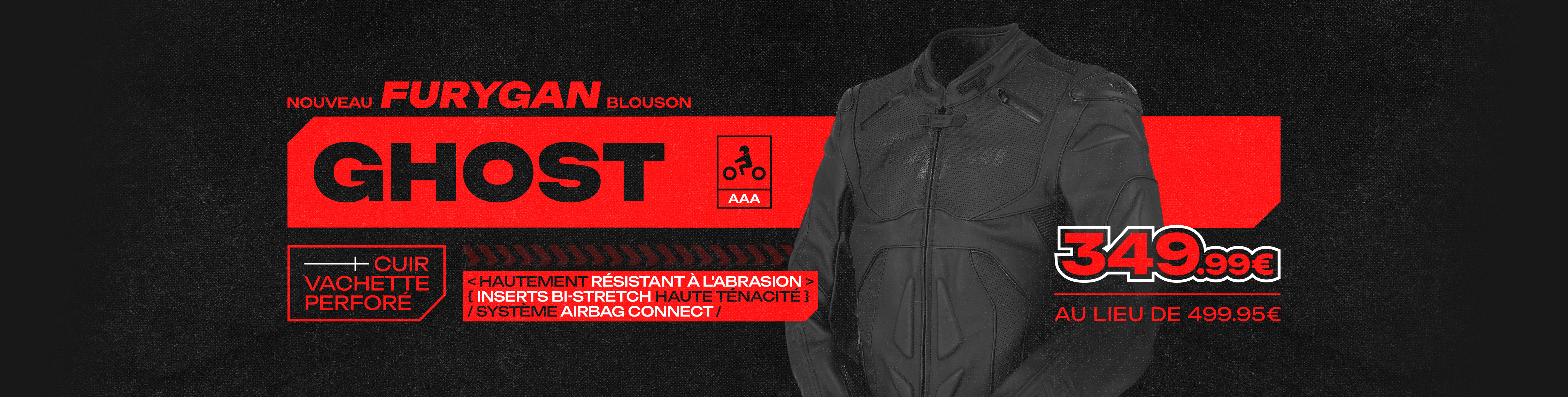 Le Blouson FURGAN GHOST à -30% chez D\'Griff Moto