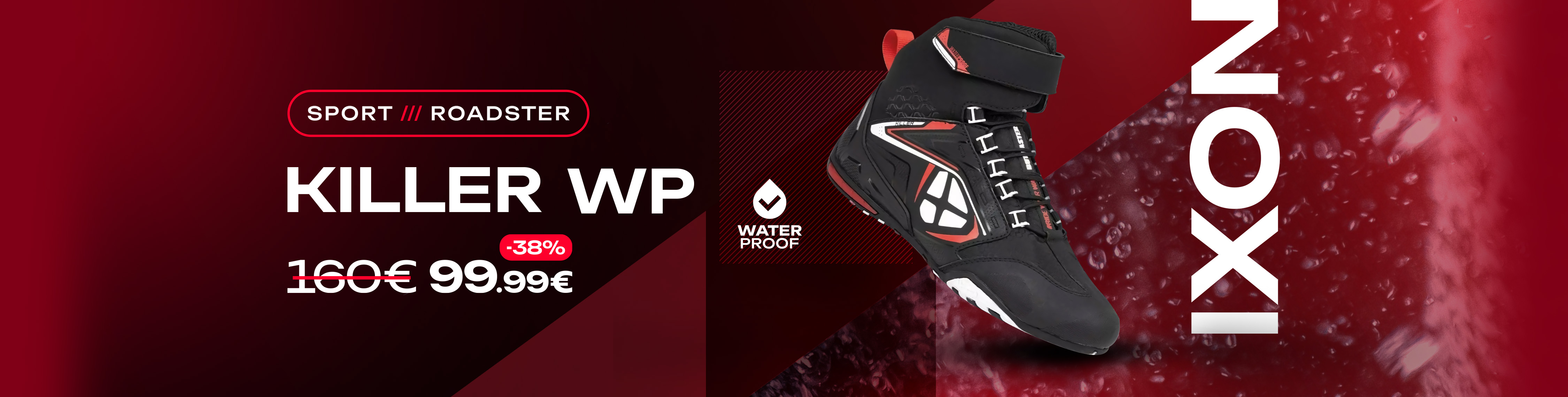 Chaussures Ixon KILLER WP à prix cassés chez D\'Griff Moto