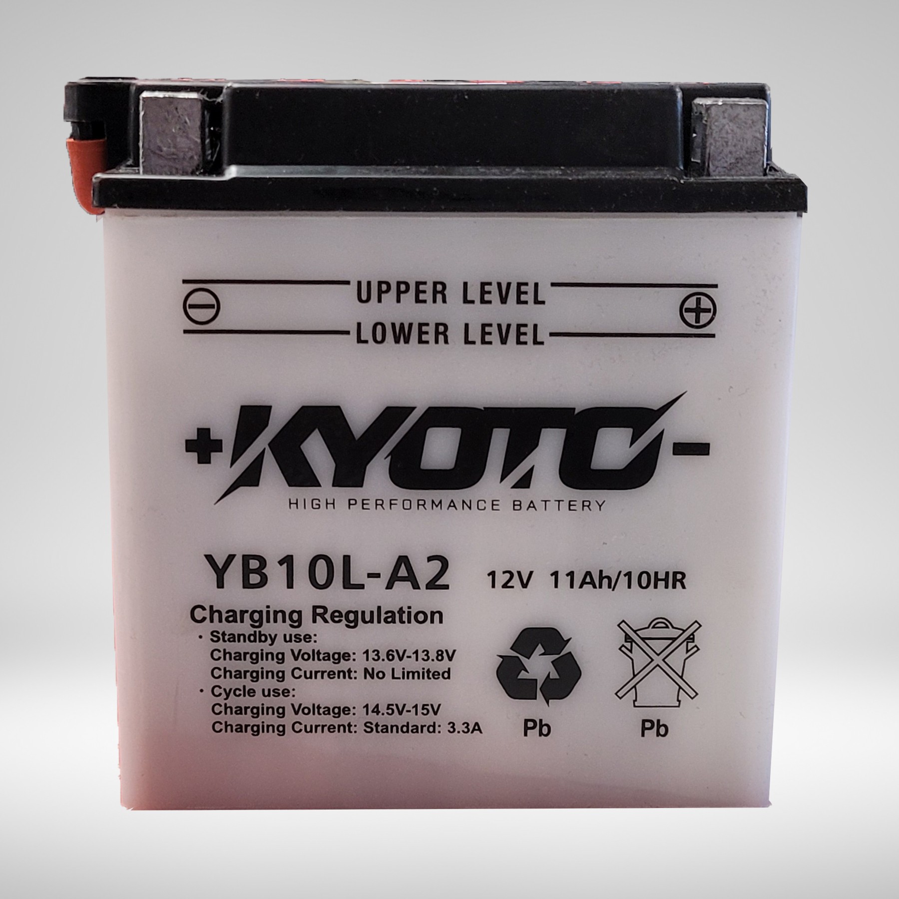 Batterie YB10L-A2 Livrée avec Pack Acide 