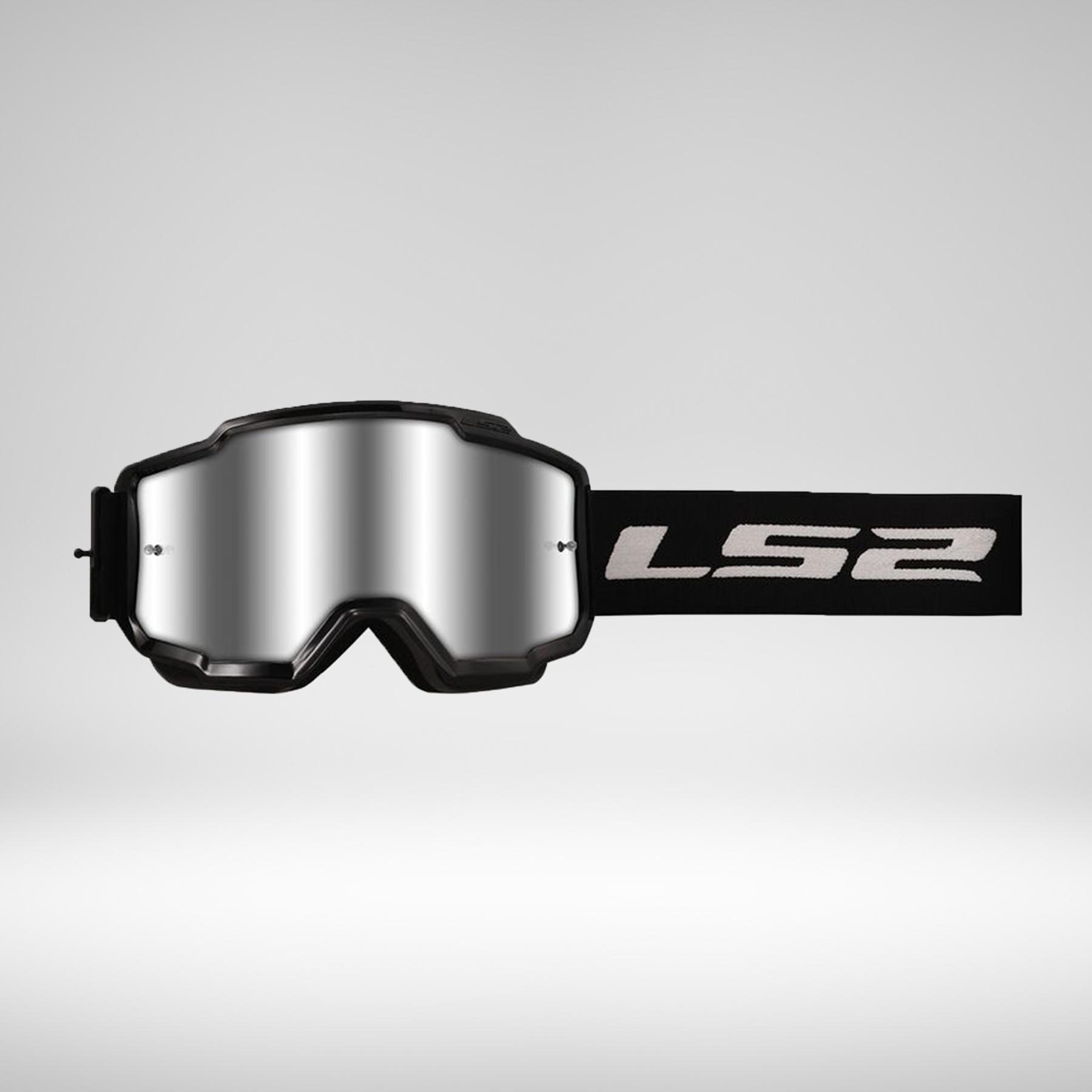 Charger Goggle Black Silver Visor Couleur