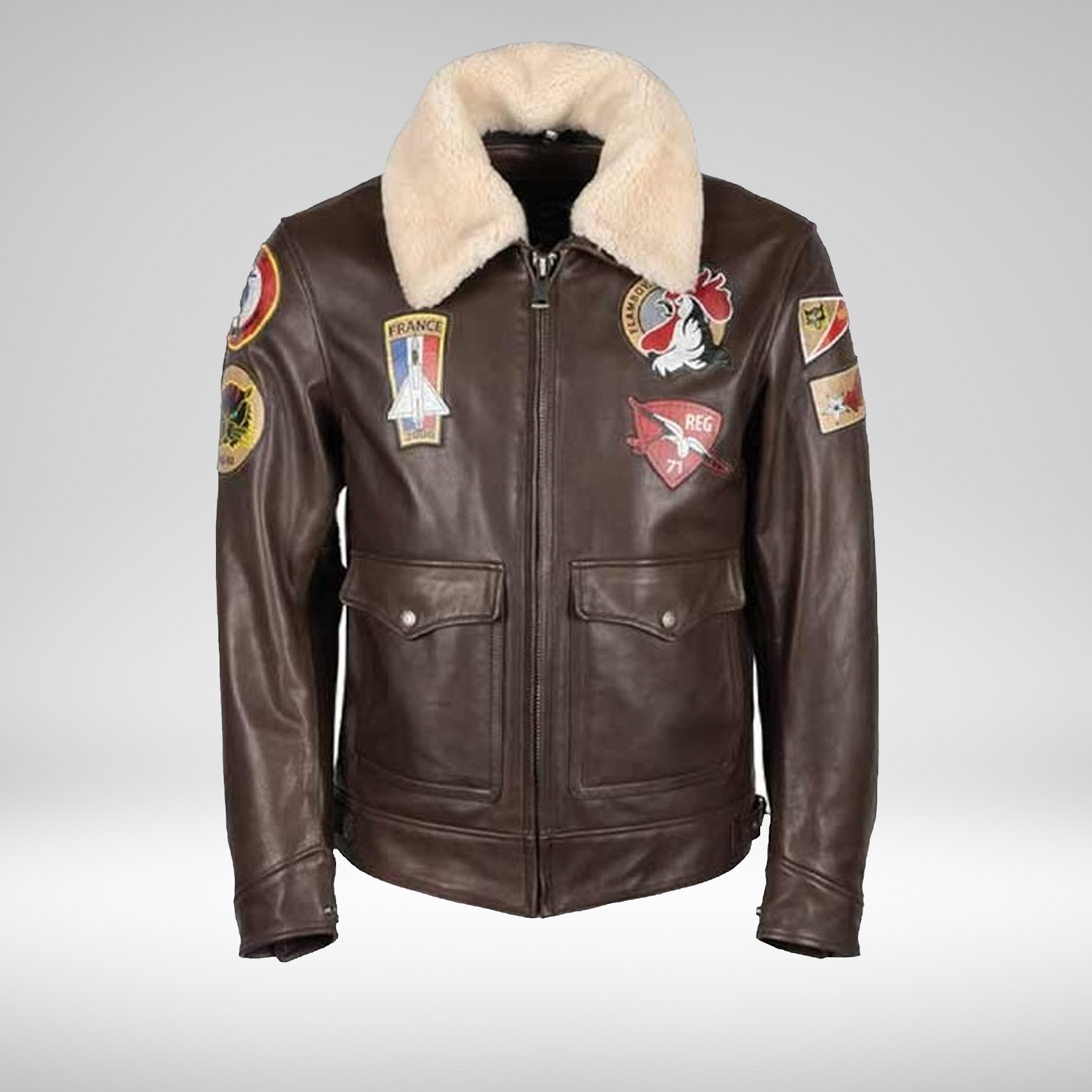 Veste Racing Guns Veste Cuir Veste Moto Cuir Vintage Femme GUNS