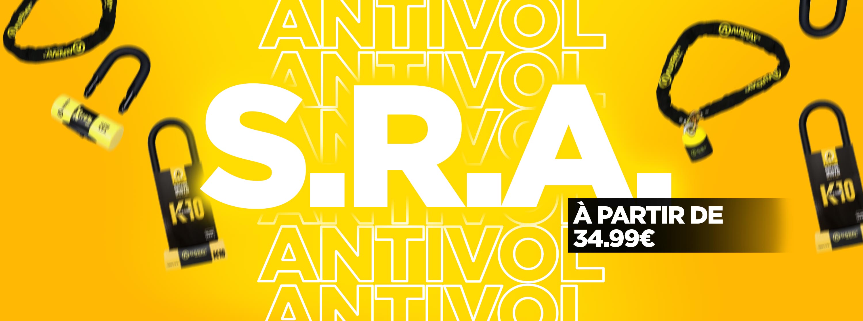 Antivols homologués S.R.A