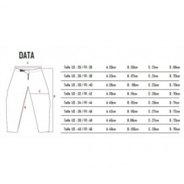 Guide des tailles Pantalons cross First Racing - photo 0