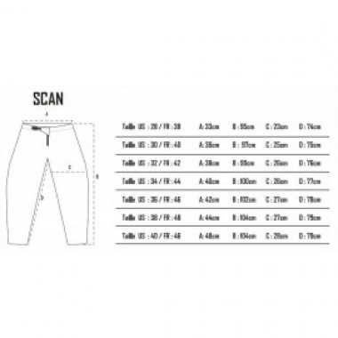 Guide des tailles Pantalons cross First Racing - photo 1