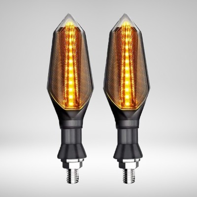 Paire de Clignotants LED Cristal Alu Mad - ACCESSOIRES MOTO