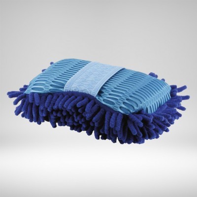 Eponge Chenille Bleu