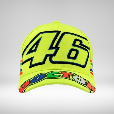 Casquette VR46 Stripes Jaune