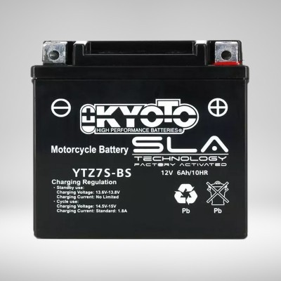 Batterie YTZ7S-BS Prête à l'emploi