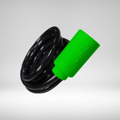 Antivol spiral 7318 1500x8mm Vert