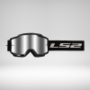 Charger Goggle Black Silver Visor