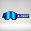 Charger Goggle Blue Iridium Visor