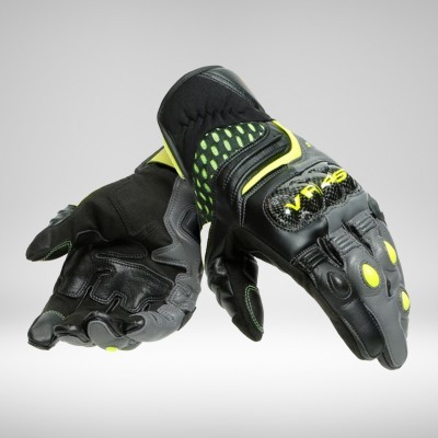 VR46 Sector Short Gloves Noir