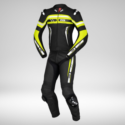Combinaison 2 pièces RS-700 Noir/Jaune fluo