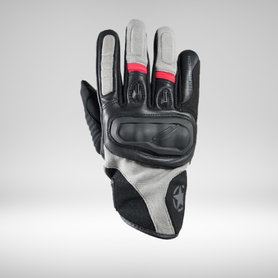 Gants Harisson Staton Noir/gris/rouge