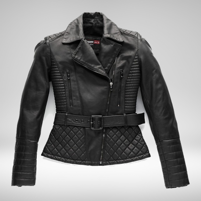 Trinity Leather Jacket Noir