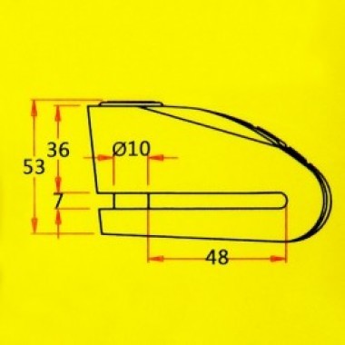 Bloque disque Alarme B-Lock10 SRA - photo 2