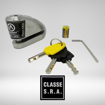 Bloque disque Alarme B-Lock10 SRA Gris