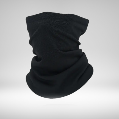 Tour de cou polyester/coton Noir