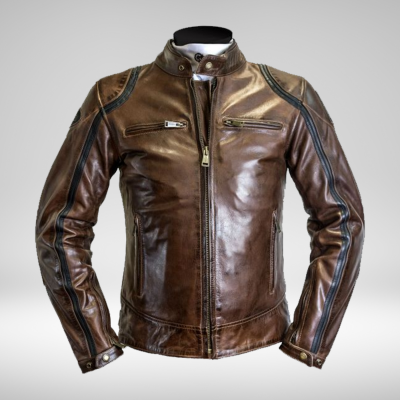 Helstons Modelo Cuir Rag Noir