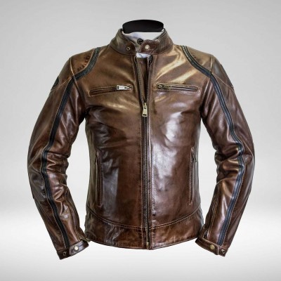 Helstons Modelo Cuir Rag Camel