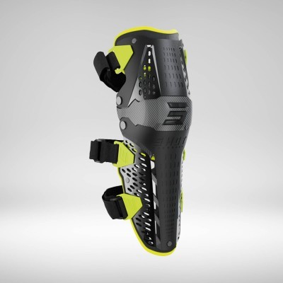Genouillères Airflow Noir/Jaune fluo