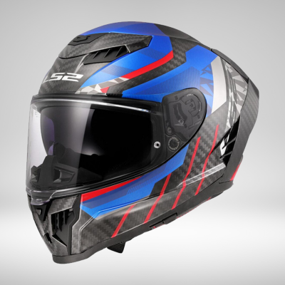 FF807 Dragon Trax Carbone Bleu/Rouge