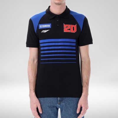 Polo Yamaha Quartararo Bleu