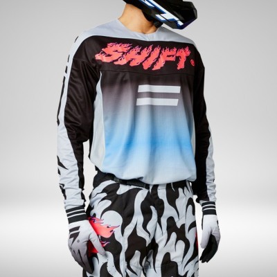 Maillot White Label FLAME Blanc