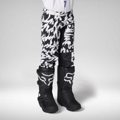 Pantalon Youth White Label FLAME Blanc