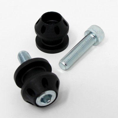 Diabolo 8mm pour béquille stand Noir