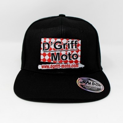 Casquette D'griff Moto Noir