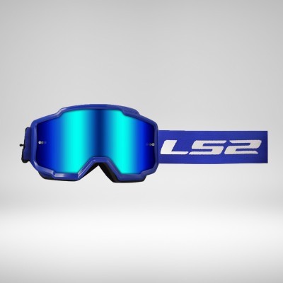 Charger Goggle Blue Iridium Visor Bleu