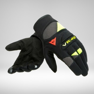VR46 Curb Short Gloves Noir