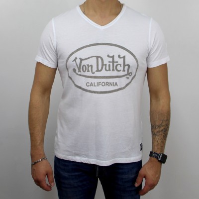 T-shirt Von Dutch Classic Blanc